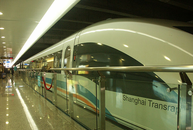 China, Shanghai, Transrapid, 