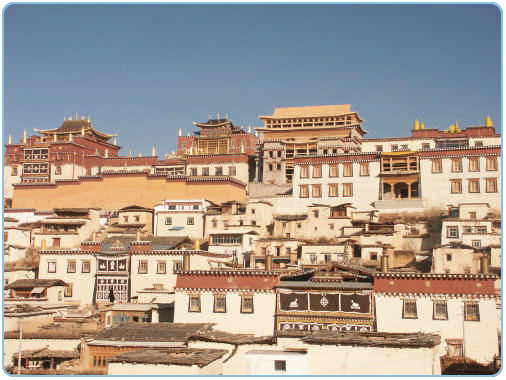 China, Yunnan, Zhongdian, Songzanlin Kloster, tibetischer Buddhismus, 