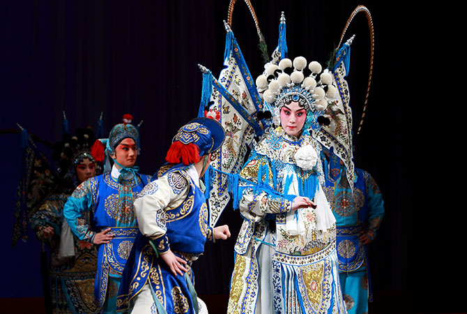 Chinesische Touristenattraktion: chinesische Kultur - Peking-Oper