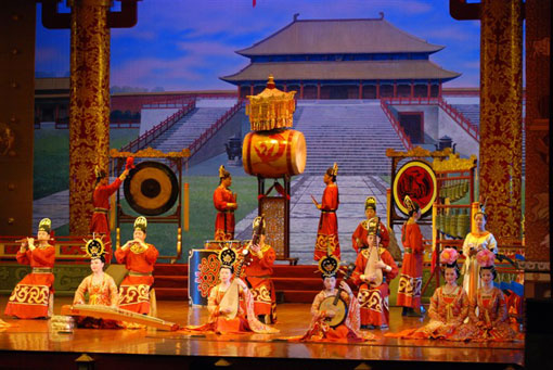 Tang-Gesang- und Tanzaufführung in Xi'an