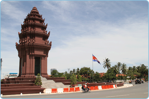 Unabhängigkeits Denkmal, Phnom Penh, Kambodscha